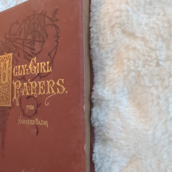 Ugly-Girl Papers from Harpers Bazar 1874 First Ed HC Ladies Beauty Tips Rare - Picture 3 of 10